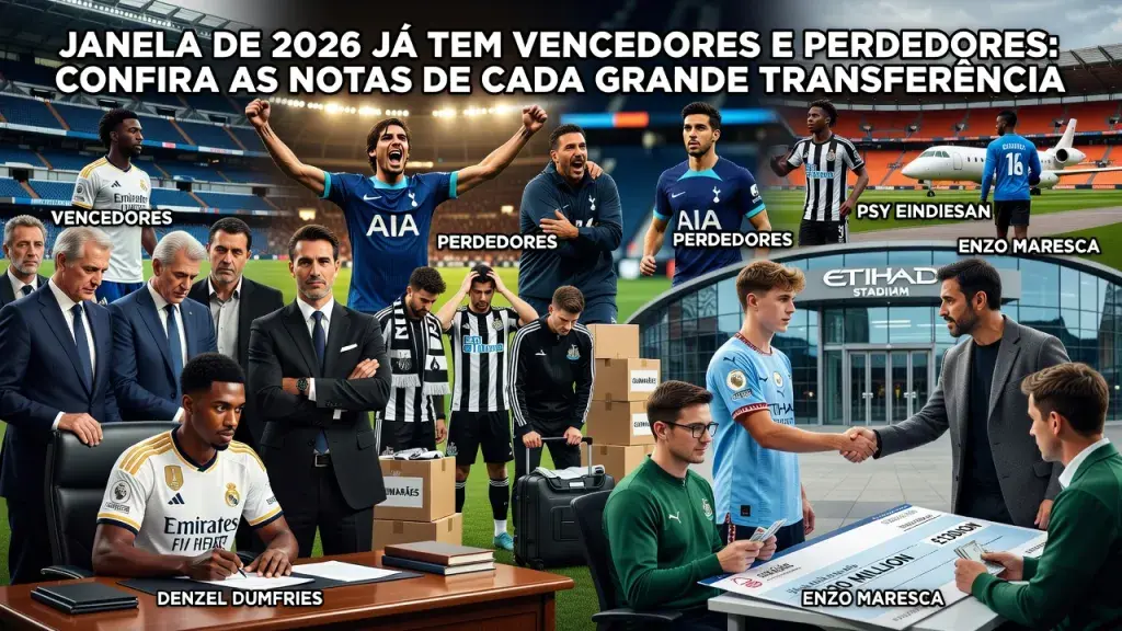Janela de 2026 já tem vencedores e perdedores: confira as notas de cada grande transferência