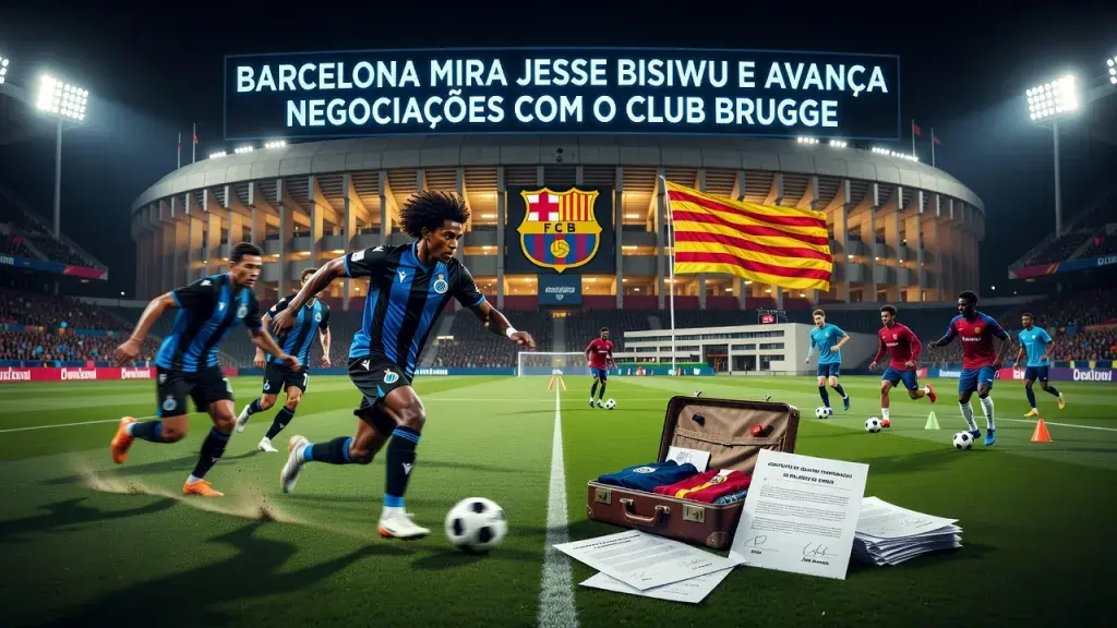 Barcelona mira Jesse Bisiwu e avança negociações com o Club Brugge